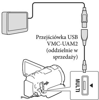SONY HDR-PJ660 - Podłączyk kamere do zewnętrznego urzadzenia pAMIęciowego za posrechnictwem przyjecSciówki USB (oddzielnie w sprzedźy). - 1