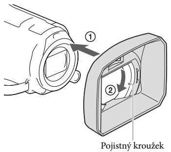 SONY HDR-PJ660 - Upevné sluneční clony - 1