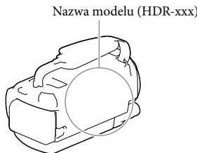 SONY HDR-PJ660 - Aby sprawdzić nazwę modelu kamery - 1