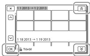 SONY HDR-PJ660 - Adott dátumhoz tartozó összes videó/fénkyép egyideju trolse - 1