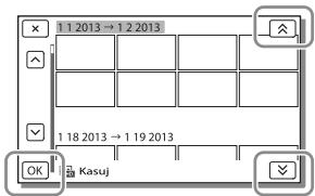 SONY HDR-PJ660 - Jednoczesne usuwanie wszystkich filmow/zdjec z wybranego dnia - 1