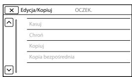 SONY HDR-PJ660 - Gdy nie:noza wybrać jakiejś opcjimenu - 1