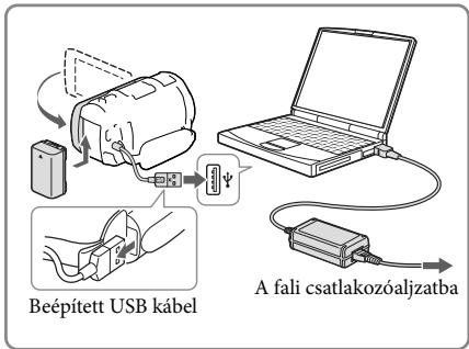 SONY HDR-PJ660 - Az akkumulator toltese szamitoggeppel - 1
