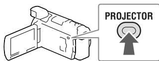 SONY HDR-PJ790E - Použití vestavěného Projektoru - 2