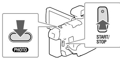 SONY HDR-PJ790E - Stiskem tlacitka START/STOP zahajte nahravani. - 2