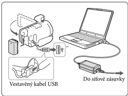 SONY HDR-PJ790E - Nabijeni modulu akumulatoru pomoci počitace - 1