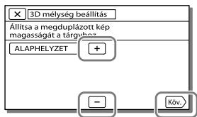 SONY HDR-TD30VE - A mélység beállítása lejátszás során - 1