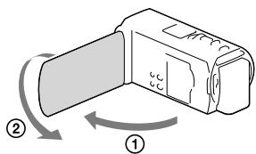 SONY HDR-TD30VE - Nahrávání v zrcadlovém režimu - 1