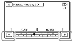 SONY HDR-TD30VE - Nastavení hloubky během nahrávání - 1