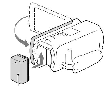 SONY HDR-TD30VE - Az akkumulátor feltöltése - 1