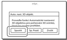 SONY HDR-TD30VE - Když měřítko indikátoru překročí značku ◀, vyberte [OK]. - 1