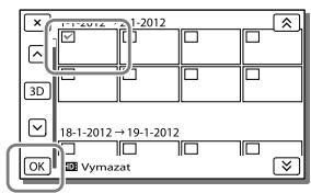 SONY HDR-TD30VE - Mazání videoklipů a fotografií - 1