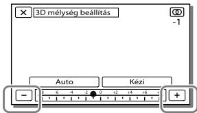 SONY HDR-TD30VE - A mélység beállítása felvételkészítés során - 1
