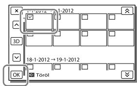 SONY HDR-TD30VE - Videók és fényképek törlése - 1