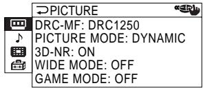 SONY KP-FS43M61 - Changement du réglage "MULTI PICTURE" - 3