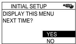 SONY KP-FS43M61 - Vérifiez bien que “YES” est sélectionné, puis appuyez sur  . - 3