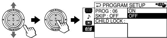 SONY KP-FX53M61 - Blocking channels ("CHILD LOCK") - 4