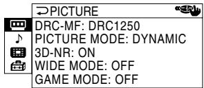 SONY KP-FX53M61 - Changement du réglage "SOUND - 3