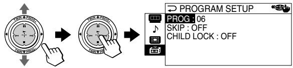 SONY KP-FX53M61 - Skipping unwanted or unused channels ("SKIP") - 2