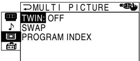 SONY KP-FX53M61 - Changing the "MULTI PICTURE" setting - 5