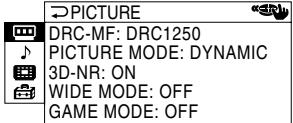 SONY KP-FX53M61 - Changing the "SOUND" setting - 4