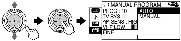 SONY KP-FX53M61 - If you are not satisfied with the picture and sound quality, you may be able to improve them by using the "FINE" tuning feature. - 1