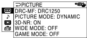 SONY KP-FX53M61 - Changing the "SETUP" setting - 3