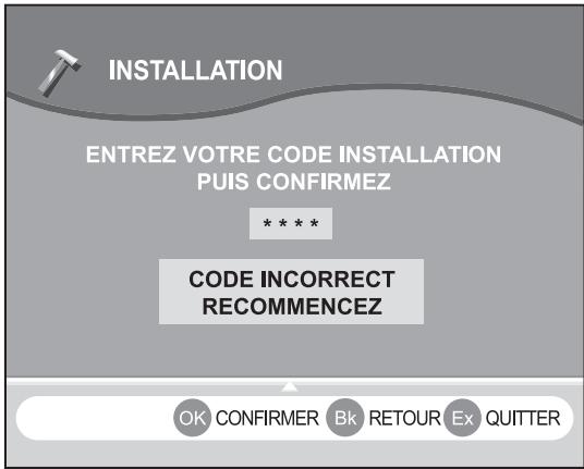 SAGEM AXIUM HD-D45H G4-T - Protection des menus - 3