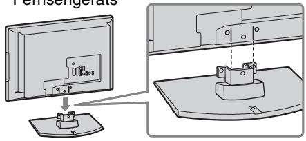 SONY KDL-32S5500 - 2: Anbringen des Ständers - 3