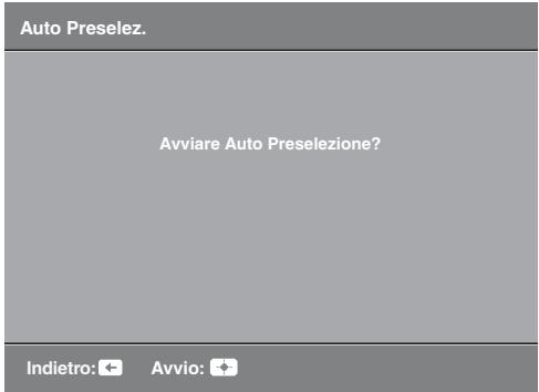 SONY KDL-32S5500 - 8: Preselezione automatica del teilevisore - 1