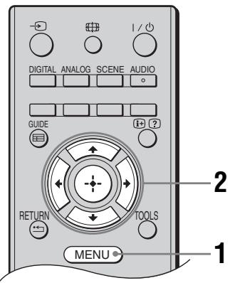 SONY KDL-32S5500 - Navigación por los menus - 1