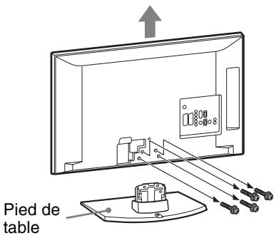 SONY KDL-32S5500 - Démontage du pied detable du téléviseur - 2