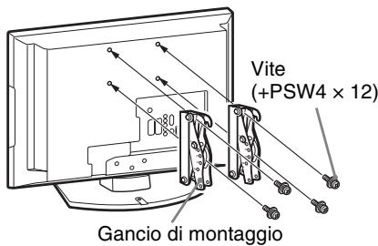SONY KDL-32S5500 - Installazione degli accessori (Staffa di montaggio a parete) - 3