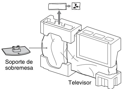 SONY KDL-32S5500 - 2: Fijación del pedestal - 2