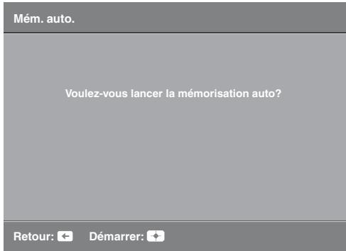 SONY KDL-32S5500 - 8: Mémorisation automatique du téléviseur - 1