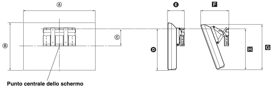 SONY KDL-32S5500 - Tabella delle dimensioni di installmente del teilevisore - 2