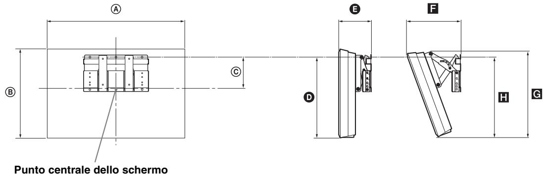 SONY KDL-32S5500 - Tabella delle dimensioni di installmente del teilevisore - 3