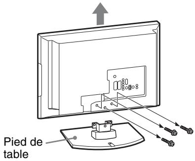 SONY KDL-32S5500 - Démontage du pied detable du téléviseur - 3