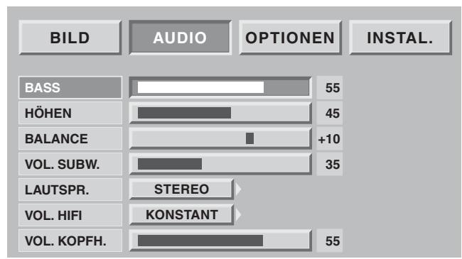 SAGEM HTD 501 - Toneinstellung - 1