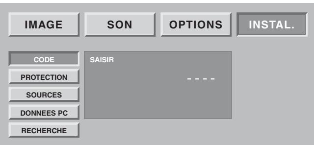 SAGEM HTD 501 - Verrouillage du téléviseur - 1