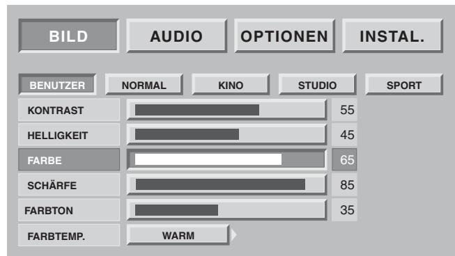 SAGEM HTD 501 - Bildeinstellung - 1