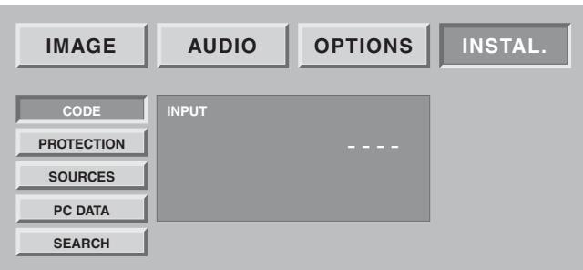 SAGEM HTD 501 - Locking the television set - 1