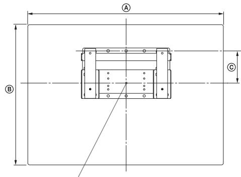 SONY KDL-40EX600 - Tabela de dimensiones de instalacao do televisor - 3