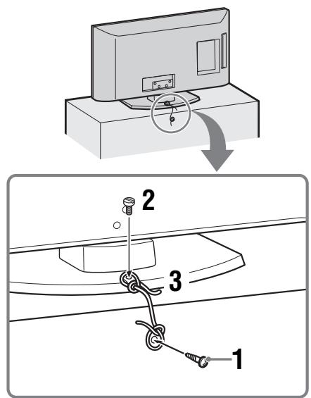 SONY KDL-40EX600 - 4: Impedir que o televator se vire - 1