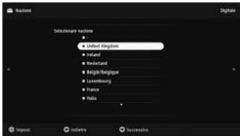 SONY KDL-40EX600 - 6: Sezione della lingua, della nazione/regione e del luogo - 4