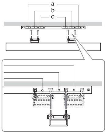 SONY KDL-40EX600 - Diagrama/tablea de ubicacion de los tornillos y ganchos - 3