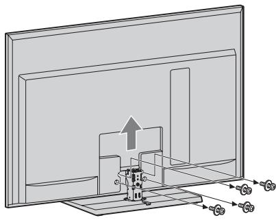 SONY KDL-55NX810 - Rimozione del supporto da tavolo - 2