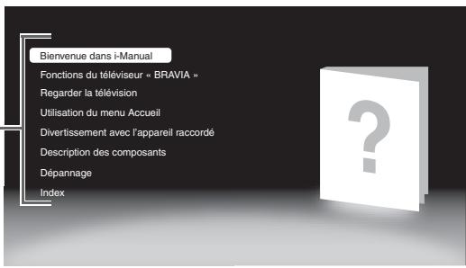 SONY KDL-55NX810 - Pour utiliser l'i-Manual - 3