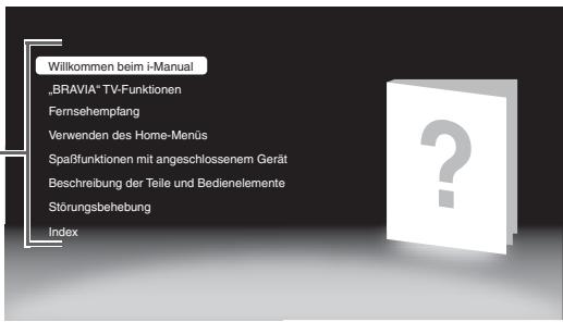 SONY KDL-55NX810 - Drücken Sie ⇔/↔/↔/↔/⊕, um Optionen auszuwählen. - 2