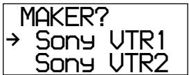 SONY RM-LJ302 - Move the easy scroll key to select the component category ("VTR" for example) then press the key to enter the selection. - 1